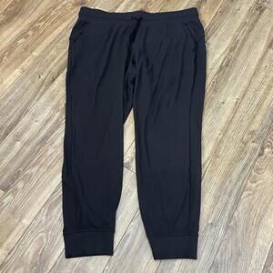 ✨🩶 Lululemon Ready to Rulu Jogger 28 Inseam Solid Black Size 18 Soft🩶✨
